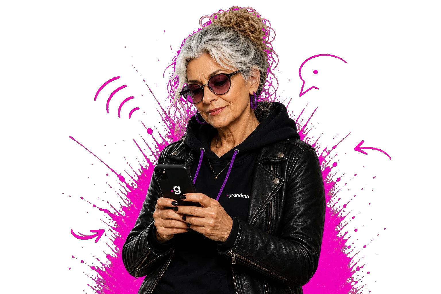 YOU MESSAGE GRANDMA.